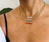 Quinn Gemstone Pendant Necklace